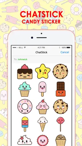 Game screenshot ลูกอมรสหวาน สติกเกอร์ สำหรับ iMessage mod apk