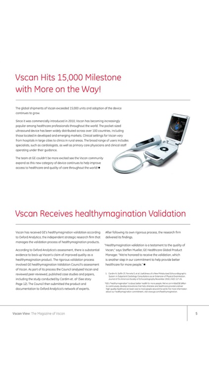 GE Healthcare Vscan View screenshot-4