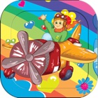 Painting Games for Kids - Aeroplane Coloring Pages