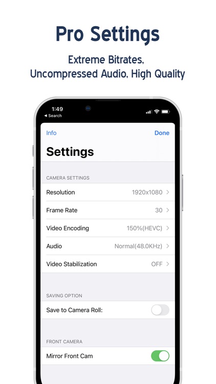 MoviePro : Video Camera screenshot-4