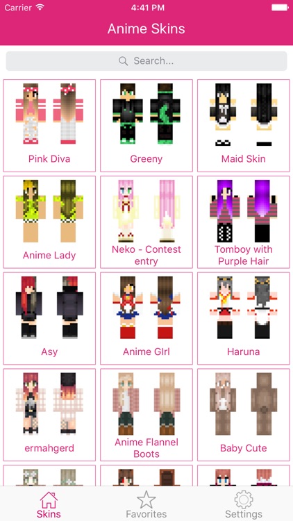 Anime Skins - New Skins for Minecraft PE Edition