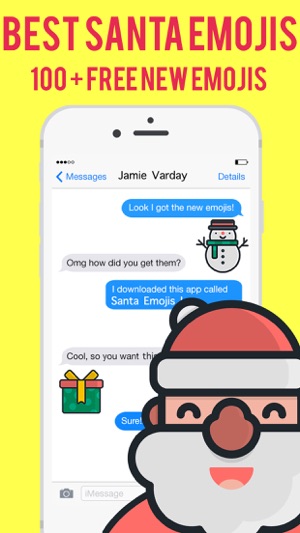 Santa Emojis - Christmas Emoji Stickers 