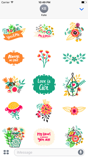Love Romantic Sticker Pack