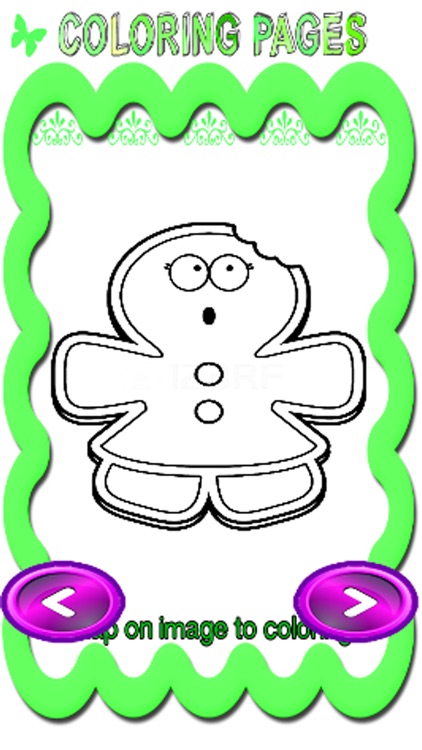 Game Gingerbread Coloring Page Free Edition