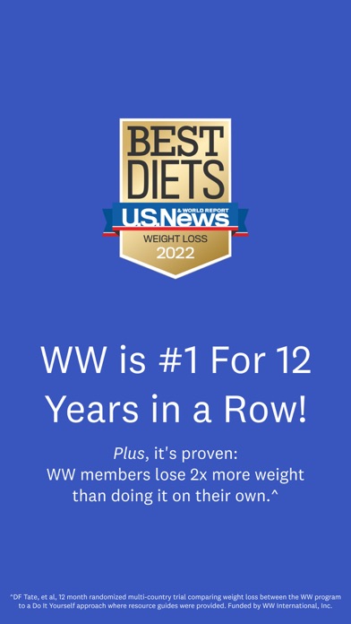 WW / WeightWatchers Screenshot