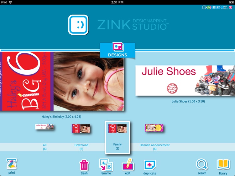 ZINK Design & Print Studio for iPad screenshot-3