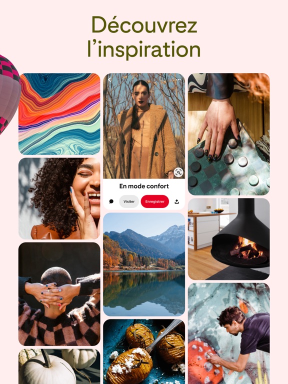 Pinterest: Idées & Inspiration iPad captures décran