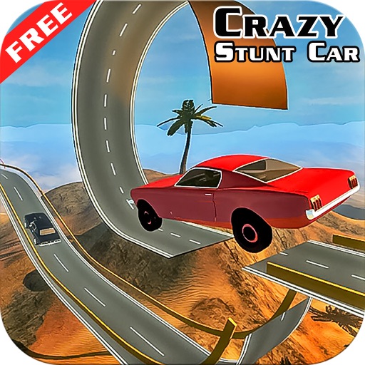 Crazy Stunt Car Racer-2017 Free Icon