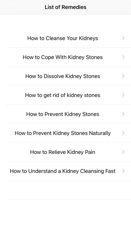 Natural Remedies For Kidney Stones