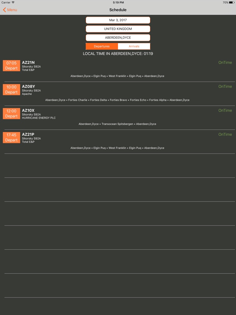 【图】CHC Flights(截图3)