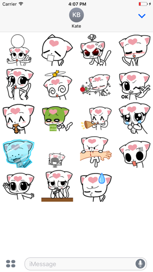 Miloo Cat - Animated Stickers And Emoticons(圖2)-速報App