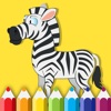 Coloring Book Game Zebra Free For Childrens