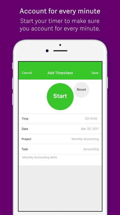 Sage One Time Tracker