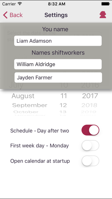 Schedule work shiftsのおすすめ画像5