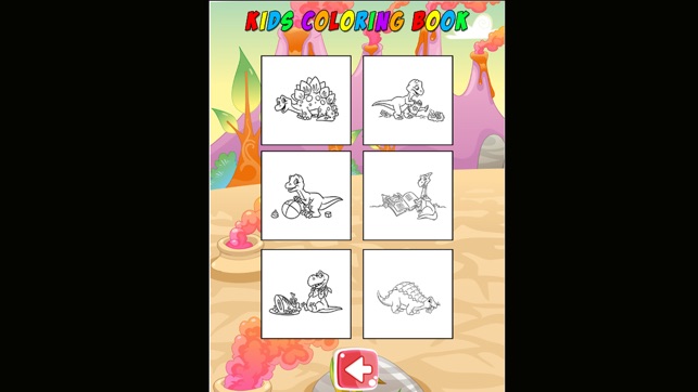 恐龍孩子著色書遊戲(圖2)-速報App