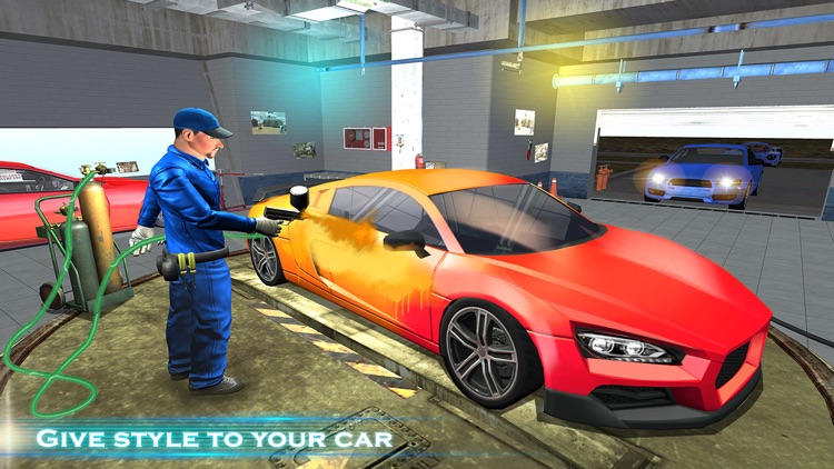 Sports Car Race Pit Stop: Auto Mechanic