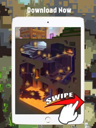 Resim 4 Cool Block Hero HD Fondos para Minecraft iphone