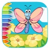Free Butterfly Coloring Page Game Education