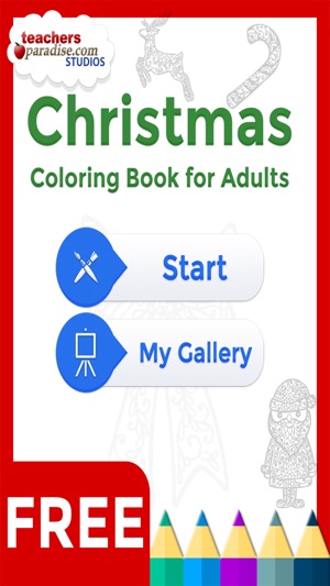 Christmas Coloring Book for Adults(圖1)-速報App