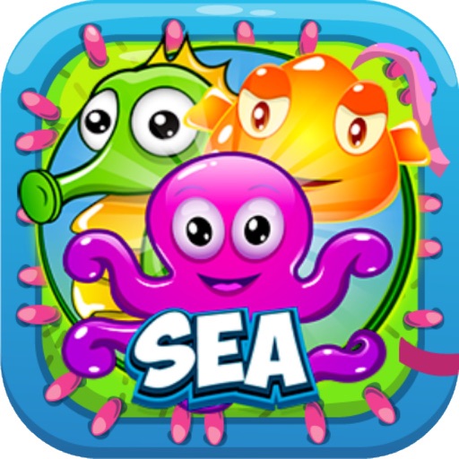 SEA Match Puzzle Game - Underwater World Icon