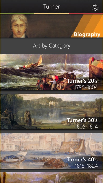 JMW Turner Artwork: Virtual Art Gallery screenshot 2
