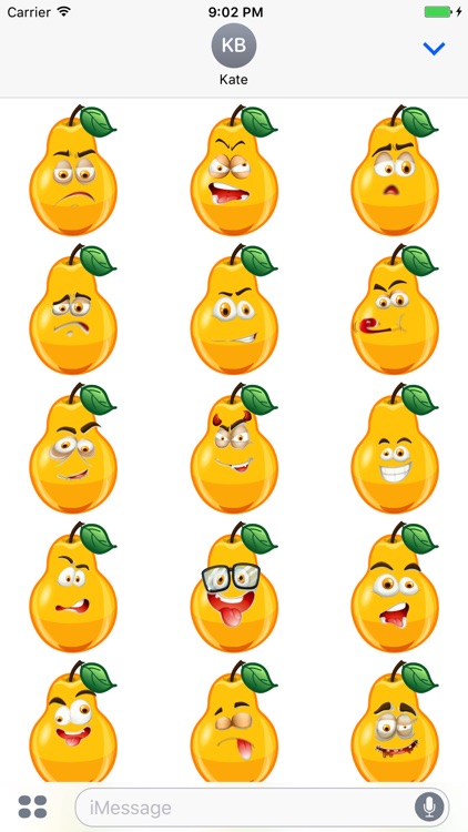 Animated Pear Emoji