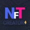 The NFT Creator is an iPhone App designed to make it easy for you to create your very own NFTs art collection 