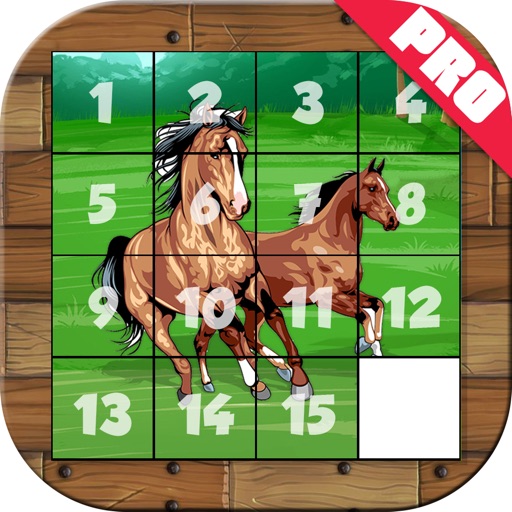 Horse Slide Puzzle For Kids Pro