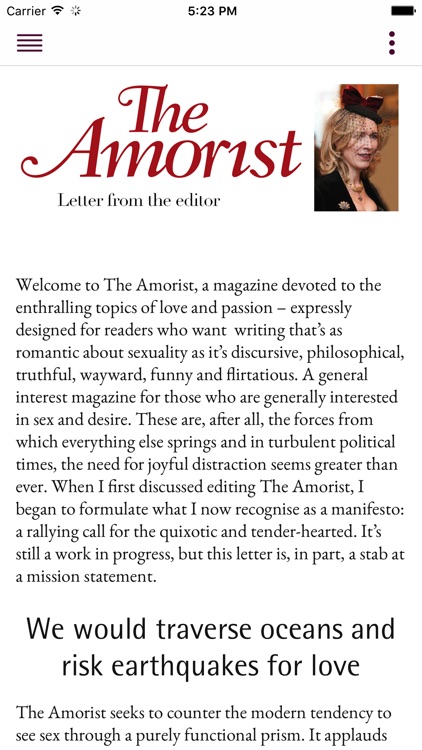 The Amorist