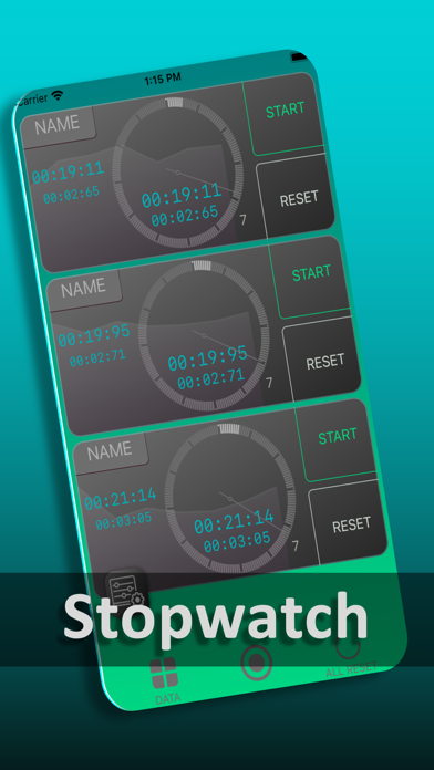 Multi-Timer; Stopwatch & Timer screenshot 2