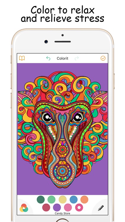 Colorful Coloring Book Art for Adults