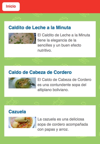 Cocina Boliviana screenshot 2