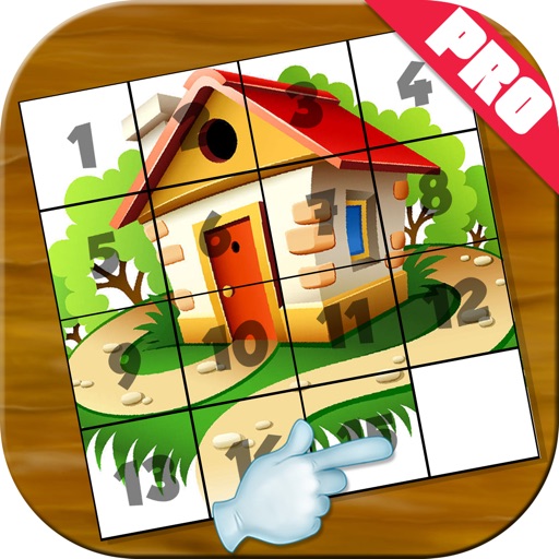 House Slide Puzzle For Kids Pro