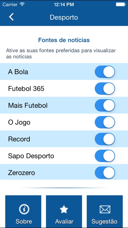 Notícias de Desporto