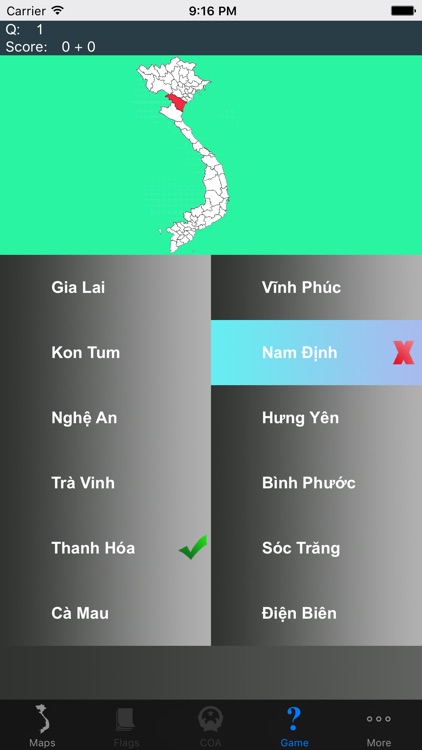 Vietnam Province Maps and Capitals