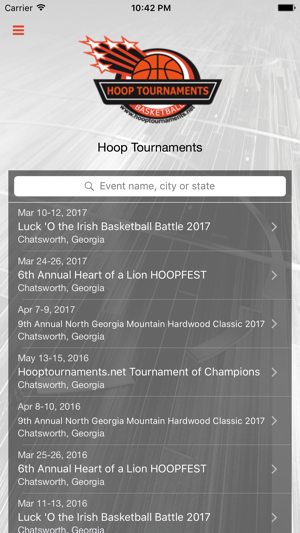 Hoop Tournaments