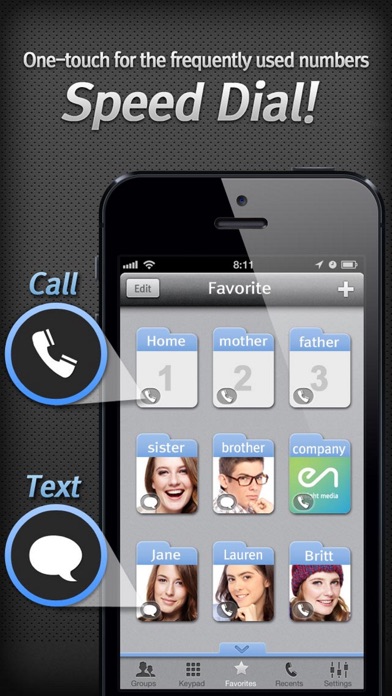 iGroup Contacts+Speed dial Screenshot 2