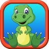 Dinosaur Cartoon Coloring Book Game Pages for Kids