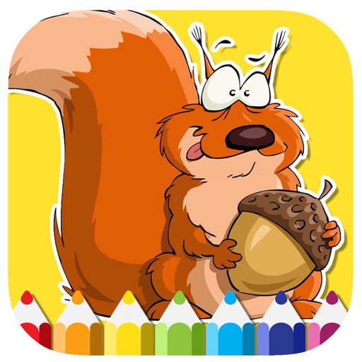 Chipmunk Coloring Book Game For Children Version iOS App