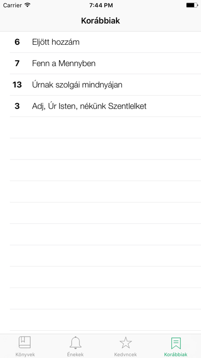 How to cancel & delete Hitünk Énekei from iphone & ipad 4