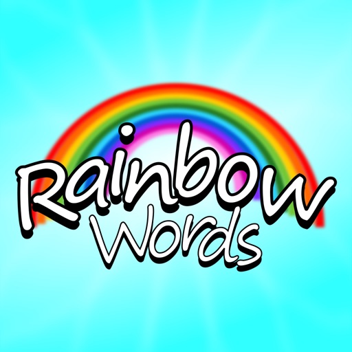 Rainbow Words - Sight Words Teaching App Icon