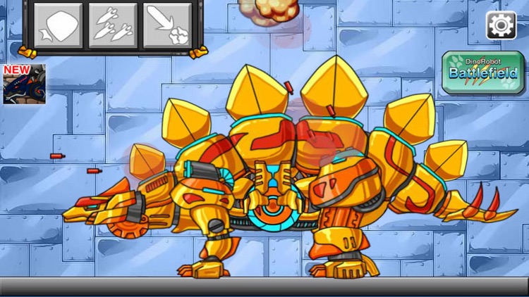 Combine! Dino Robot - Stego Gold