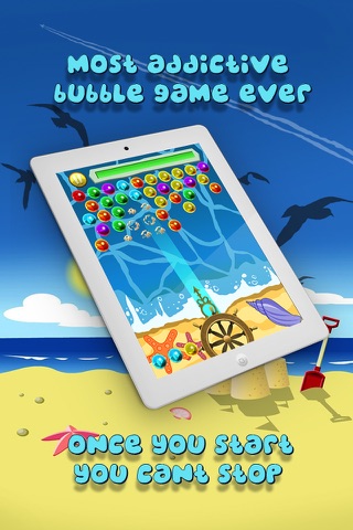 Bubble Popper Beach Blaster: A Shooter Puzzle Pro screenshot 2