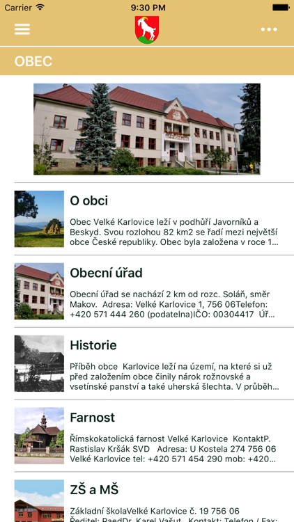 Obec Velké Karlovice