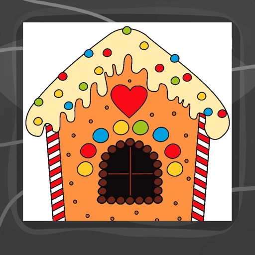 Sweet House Coloring Book