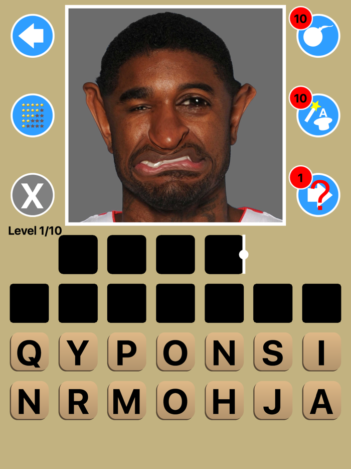 Warped NBA Basketball Players Game Quiz Maestro