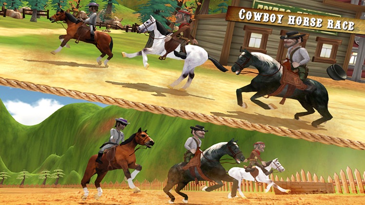 Wild West Cowboy Shooter & Horse Racing screenshot-3