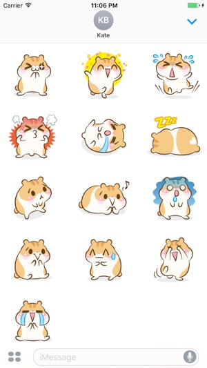 Hendrix The Little Hamster Sticker(圖3)-速報App