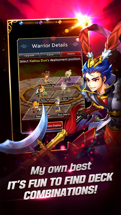 Three Kingdoms idle Hack screenshot 2 - game app interface
