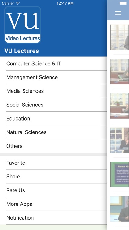 VU Lectures – All Subjects screenshot-4